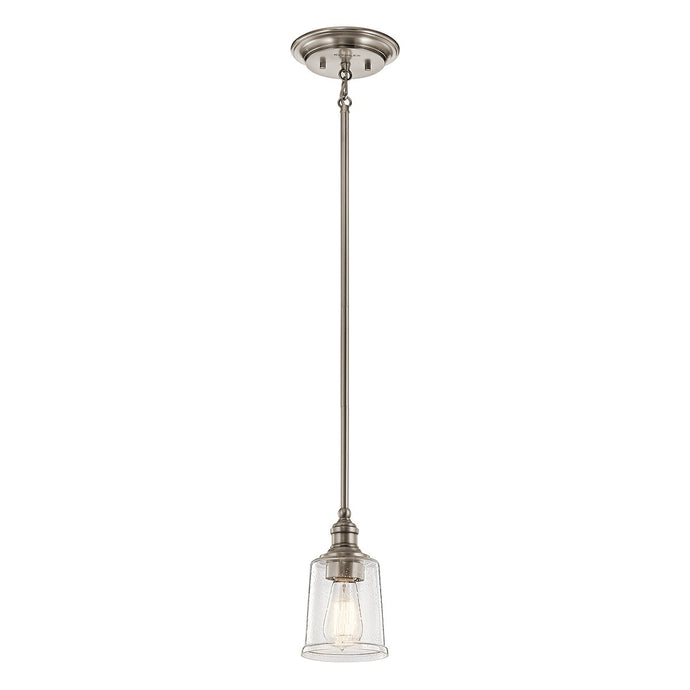 Kichler KL-WAVERLY-MP-CLP Waverly 1 Light Mini Pendant - Classic Pewter