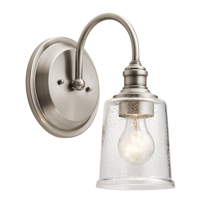 Kichler KL-WAVERLY1-CLP Waverly 1 Light Wall Light - Classic Pewter