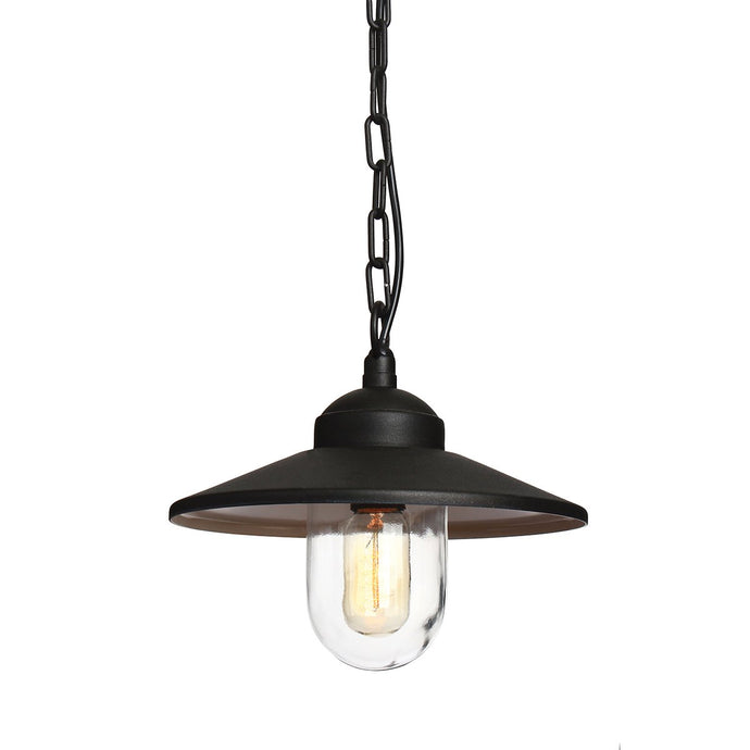 Elstead Lighting KLAMPENBORG8-BK Klampenborg 1 Light Chain Lantern - Black