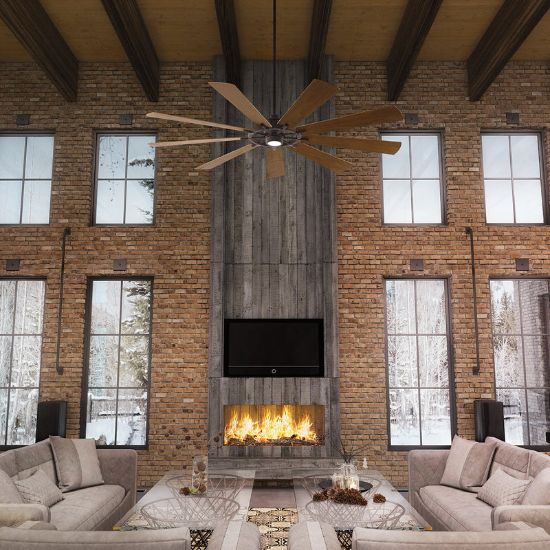Load image into Gallery viewer, Kichler Lighting Gentry XL - 85in / 216cm Fan - Weathered Zinc - 43792
