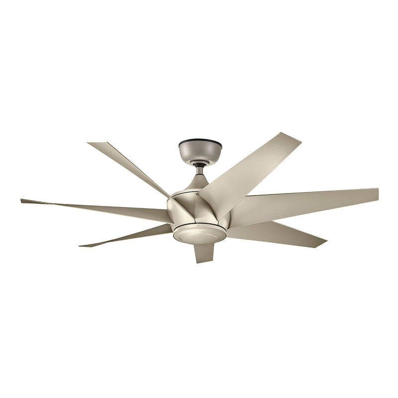 Load image into Gallery viewer, Kichler Lighting Lehr II - 54in / 137cm Fan - Antique Satin Silver - 43801
