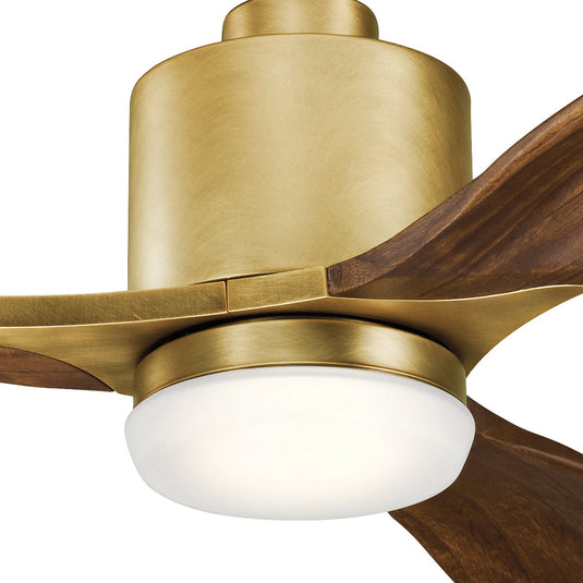 Kichler Lighting Ridley II - 52in / 132cm Fan - Natural Brass - 43807
