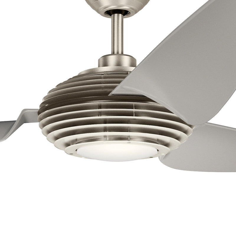 Load image into Gallery viewer, Kichler Lighting Voya - 60in / 152cm Fan - Brushed Stainless Steel - 43813
