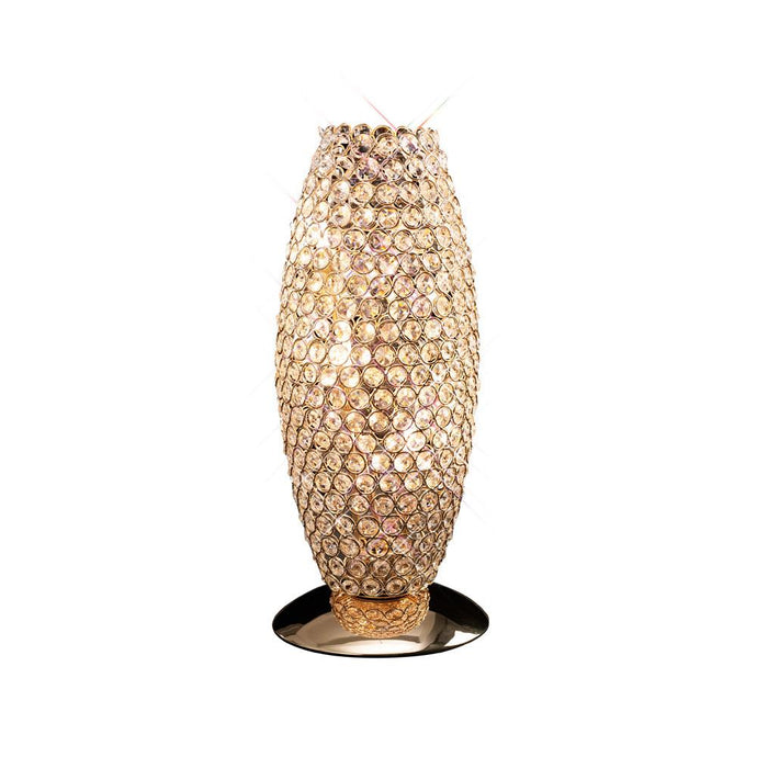 Diyas IL30766 Kos Table Lamp 3 Light French Gold/Crystal - 20211
