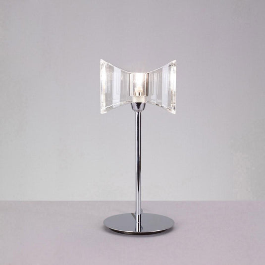 Mantra M0894 Kromo Table Lamp 1 Light G9 Sraight Frame, Polished Chrome