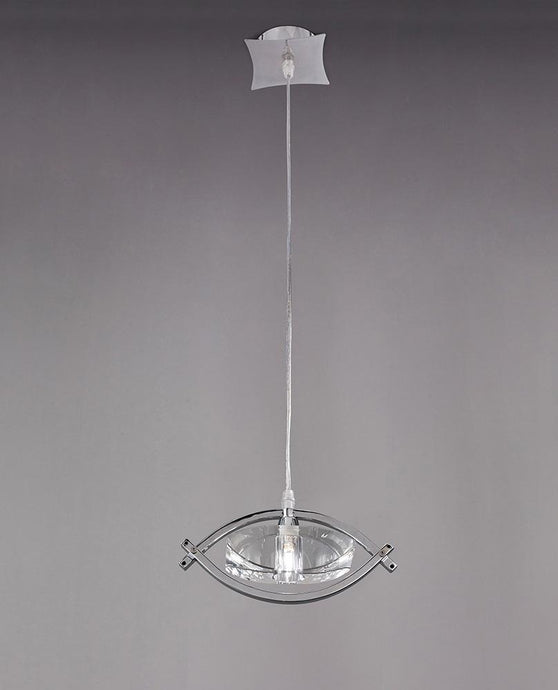 Mantra M0899 Kromo Pendant 1 Light G9, Polished Chrome