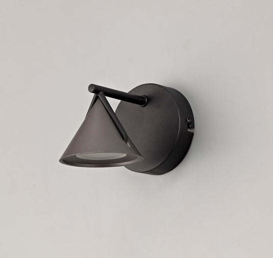 C-Lighting Kross Wall Lamp 1 Light, 1 x 3W LED, 3000K, 110lm, Sand Black/Grey, 3yrs Warranty - 29016