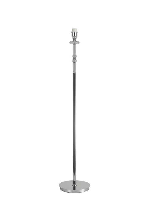 C-Lighting Lade Floor Lamp, 1 Light E27, Polished Chrome/Clear Glass/Crystal - 30462