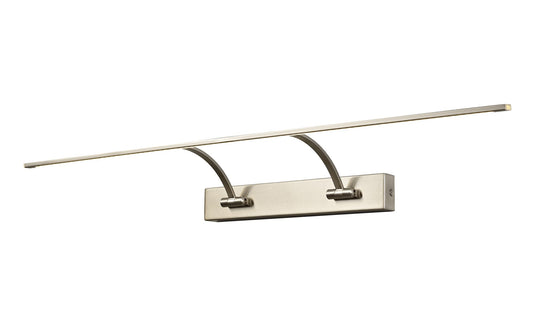 C-Lighting Langton Large 2 Arm Wall Lamp/Picture Light, 1 x 16W LED, 3000K, 1200lm, Satin Nickel, 3yrs Warranty - 29267