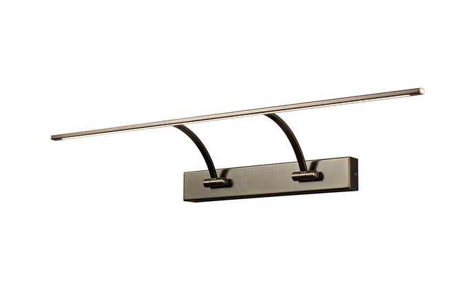 C-Lighting Langton Small 2 Arm Wall Lamp/Picture Light, 1 x 14W LED, 3000K, 1070lm, Bronze, 3yrs Warranty - 29270