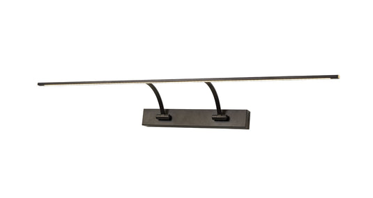 C-Lighting Langton Large 2 Arm Wall Lamp/Picture Light, 1 x 16W LED, 3000K, 1200lm, Sand Black, 3yrs Warranty - 33219