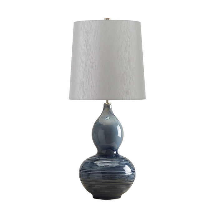 Elstead Lighting LAPIS-GOURD-TL Lapis Gourd 1 Light Table Lamp