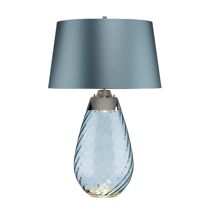 Elstead Lighting LENA-TL-L-BLUE Lena 2 Light Large Blue Table Lamp