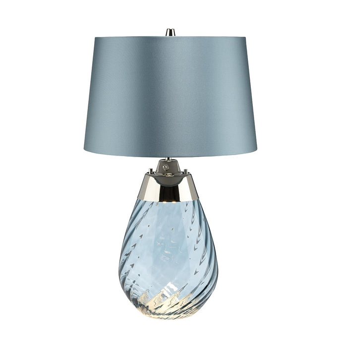 Elstead Lighting LENA-TL-S-BLUE Lena 2 Light Small Blue Table Lamp