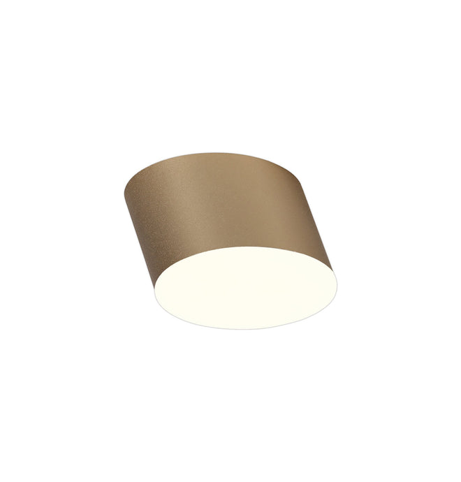 C-Lighting Leybourne Spotlight 10.5cm Round 1 x 10W LED, 3000K, 700lm, Satin Gold, 3yrs Warranty - 28954