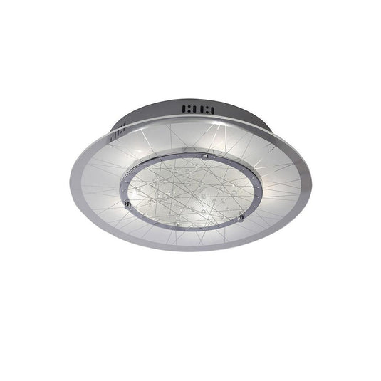 Diyas IL31311 Lindon Ceiling Round 5 Light Polished Chrome/Glass/Crystal - 38334