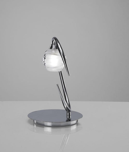 Mantra M1807 Loop Table Lamp 1 Light G9 ECO, Polished Chrome