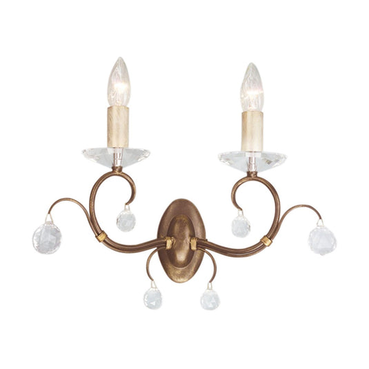 Elstead Lighting LUN2-BRONZE Lunetta 2 Light Wall Light