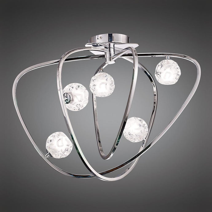 Mantra M5014 Lux Ceiling 5 Light G9, Polished Chrome