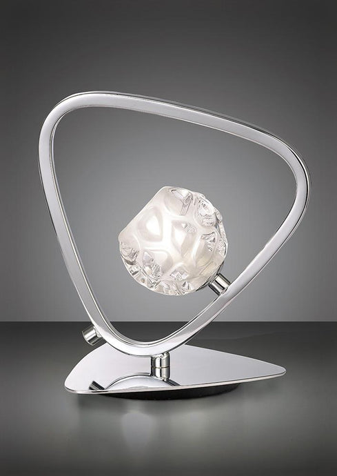 Mantra M5019 Lux Table Lamp 1 Light G9, Polished Chrome