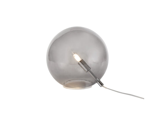 C-Lighting Lyra Table Lamp, 1 x G9, Polished Chrome/Smoked Glass - 29091