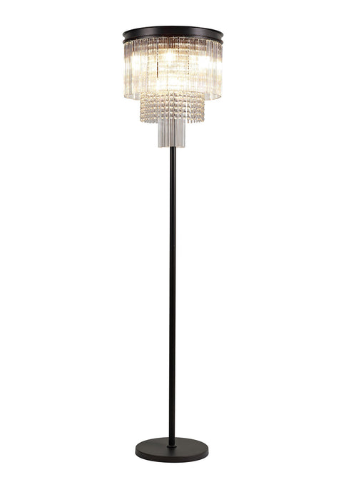 C-Lighting Malin Floor Lamp, 9 Light E14, Brown Oxide Item Weight: 17.5kg - 29112