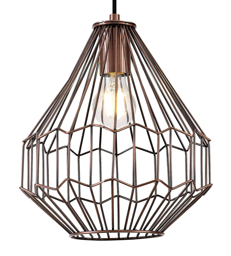 Load image into Gallery viewer, C-Lighting Malling Small Pendant, 1 x E27, Antique Copper/Black - 28728
