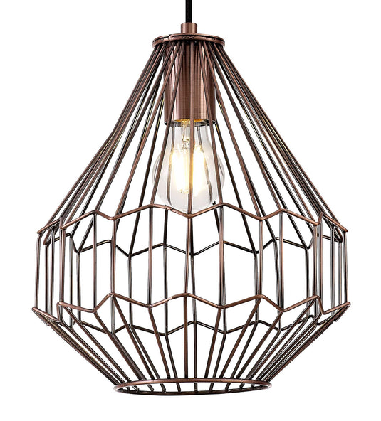 C-Lighting Malling Small Pendant, 1 x E27, Antique Copper/Black - 28728