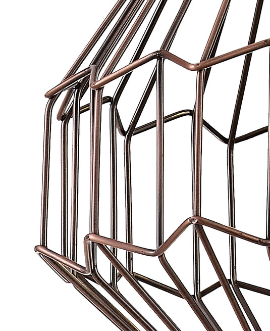 C-Lighting Malling Small Pendant, 1 x E27, Antique Copper/Black - 28728