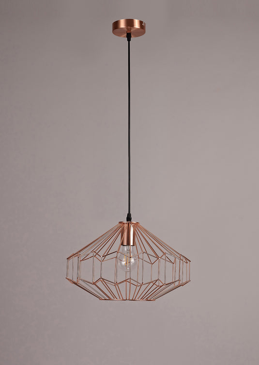 C-Lighting Malling Medium Pendant, 1 x E27, Antique Copper/Black - 28729