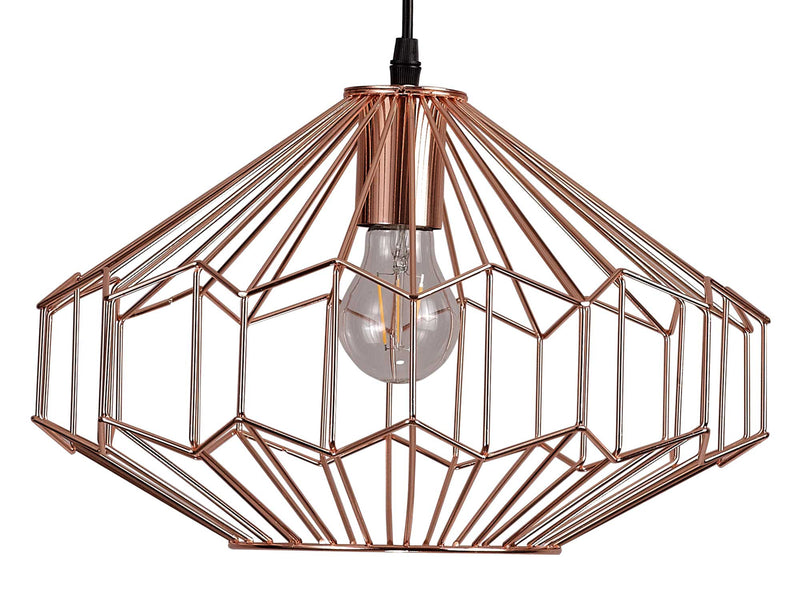Load image into Gallery viewer, C-Lighting Malling Medium Pendant, 1 x E27, Antique Copper/Black - 28729
