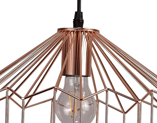 C-Lighting Malling Medium Pendant, 1 x E27, Antique Copper/Black - 28729