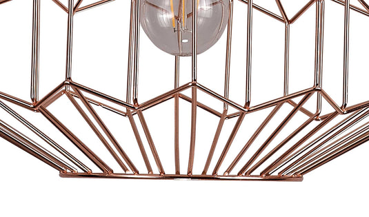 C-Lighting Malling Medium Pendant, 1 x E27, Antique Copper/Black - 28729
