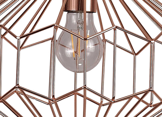 C-Lighting Malling Medium Pendant, 1 x E27, Antique Copper/Black - 28729