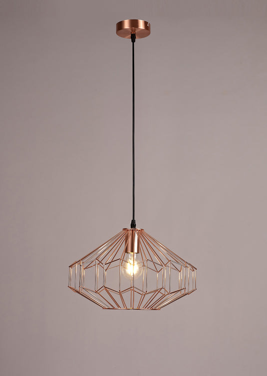 C-Lighting Malling Medium Pendant, 1 x E27, Antique Copper/Black - 28729