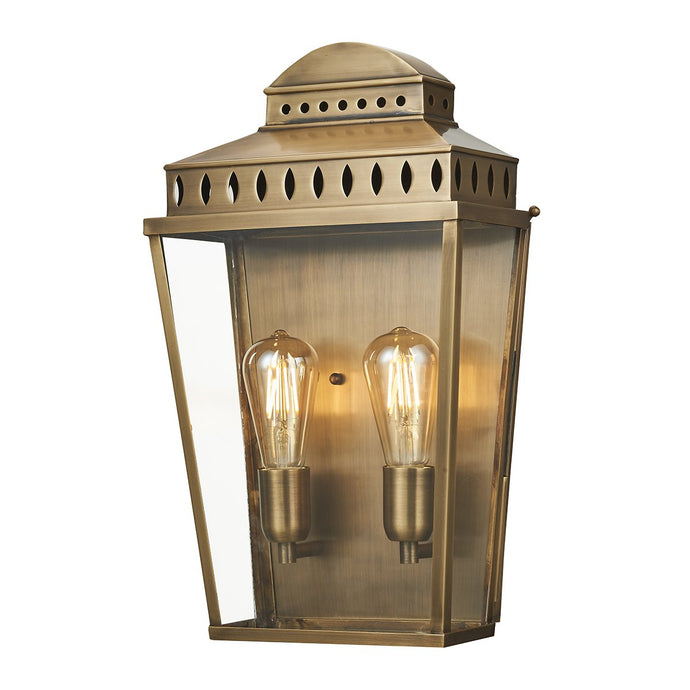 Elstead Lighting MANSION-HOUSE-L-BR Mansion House 1 Light Large Wall Lantern