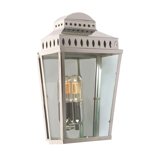 Elstead Lighting MANSION-HOUSE-PN Mansion House 1 Light Wall Lantern - Polished Nickel