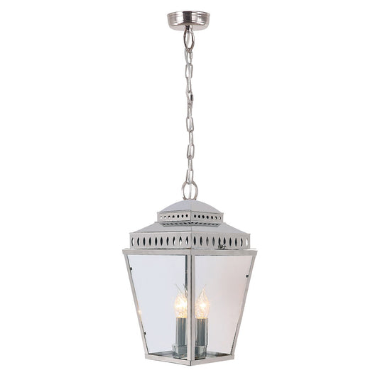 Elstead Lighting MANSION-HOUSE8-PN Mansion House 3 Light Chain Lantern - Polished Nickel