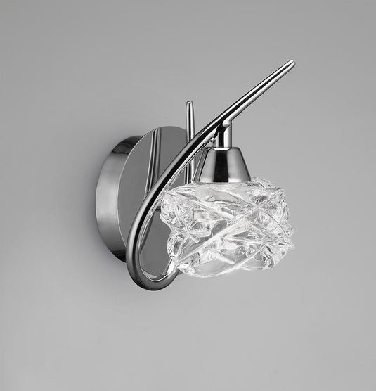 Mantra M3948/S Maremagnum Wall Lamp Switched 1 Light G9, Polished Chrome