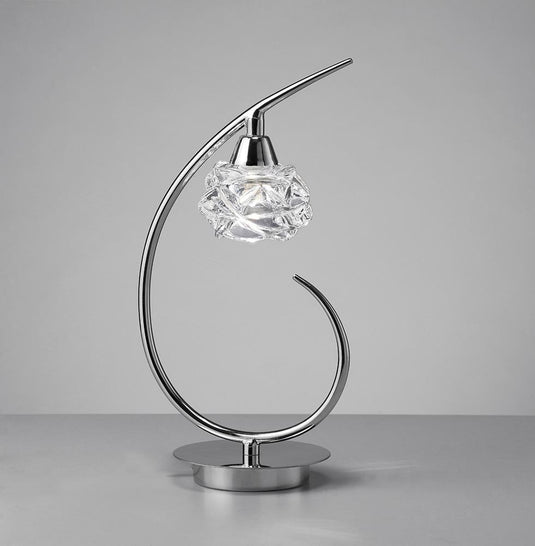 Mantra M3949 Maremagnum Table Lamp 1 Light G9, Polished Chrome