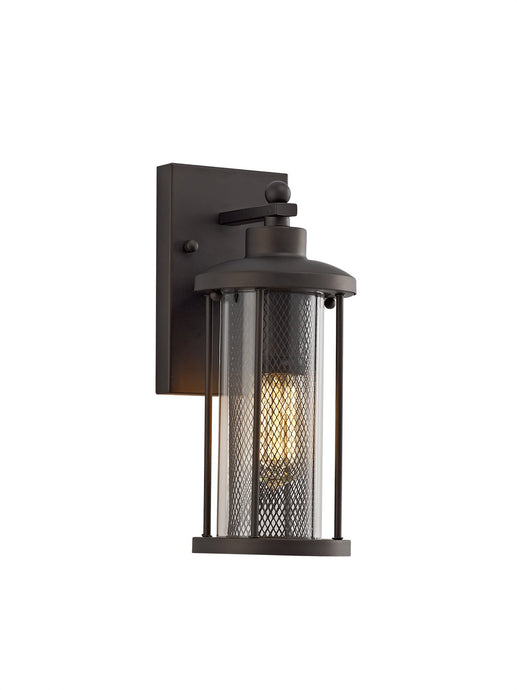 C-Lighting Maxton Small Wall Lamp, 1 x E27, Antique Bronze/Clear Glass, IP54, 2yrs Warranty - 28788