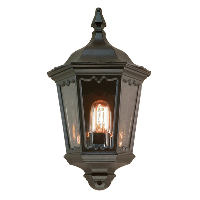 Elstead Lighting MD7-BLACK Medstead 1 Light Half Lantern