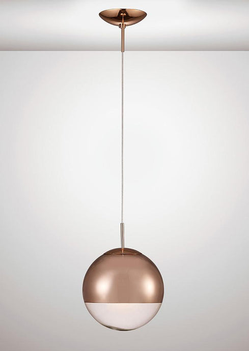 Deco D0126 Miranda Small Ball Pendant 1 Light E27 Copper