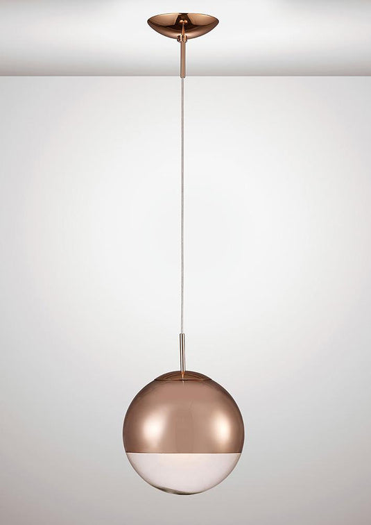Deco D0126 Miranda Small Ball Pendant 1 Light E27 Copper