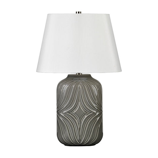 Elstead Lighting MUSE-TL-GREY Muse 1 Light Table Lamp - Grey
