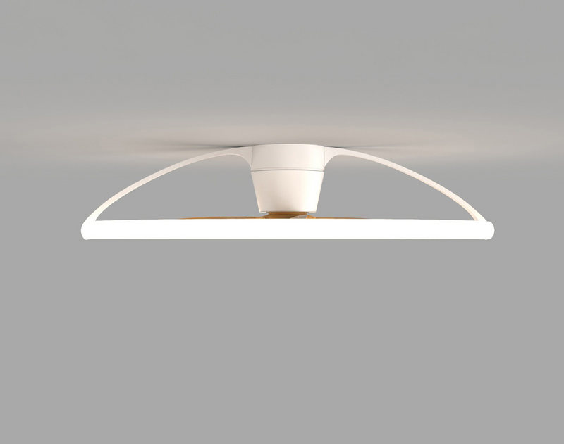 Load image into Gallery viewer, Mantra M7532 Nepal 75W LED Dimmable Ceiling Light With Built-In 35W DC Reversible Fan White/Wood (Remote Control &amp; App &amp; Alexa/Google Voice control) - 42946
