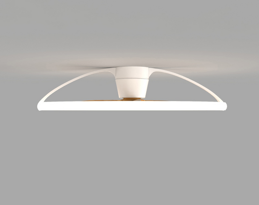 Mantra M7532 Nepal 75W LED Dimmable Ceiling Light With Built-In 35W DC Reversible Fan White/Wood (Remote Control & App & Alexa/Google Voice control) - 42946