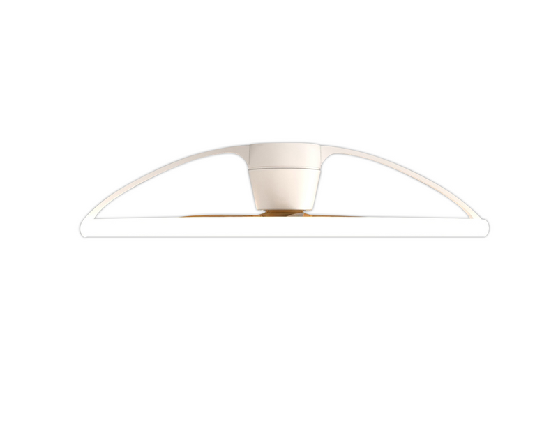 Load image into Gallery viewer, Mantra M7532 Nepal 75W LED Dimmable Ceiling Light With Built-In 35W DC Reversible Fan White/Wood (Remote Control &amp; App &amp; Alexa/Google Voice control) - 42946
