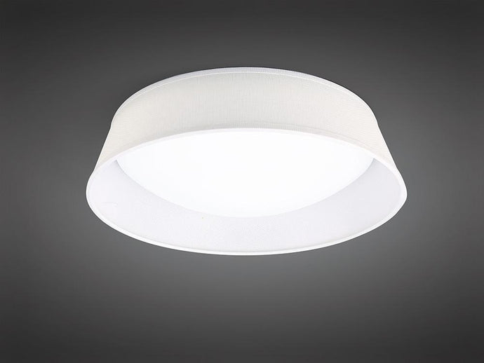 Mantra  M4961 Nordica Ceiling 21W LED 45CM Off White 3000K, 2100lm, White Acrylic With Ivory White Shade, 3yrs Warranty