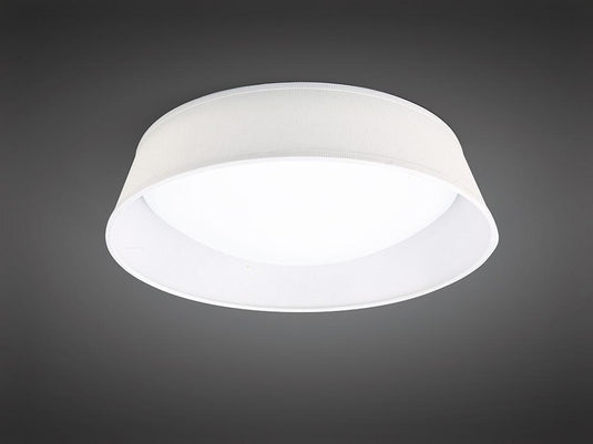 Mantra  M4961 Nordica Ceiling 21W LED 45CM Off White 3000K, 2100lm, White Acrylic With Ivory White Shade, 3yrs Warranty